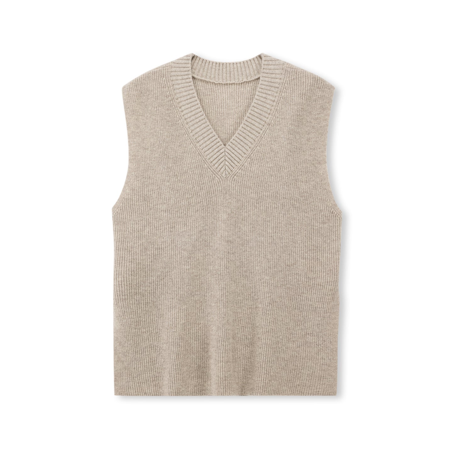 Merino Wool V-Neck Sweater Vest