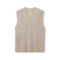 Merino Wool V-Neck Sweater Vest