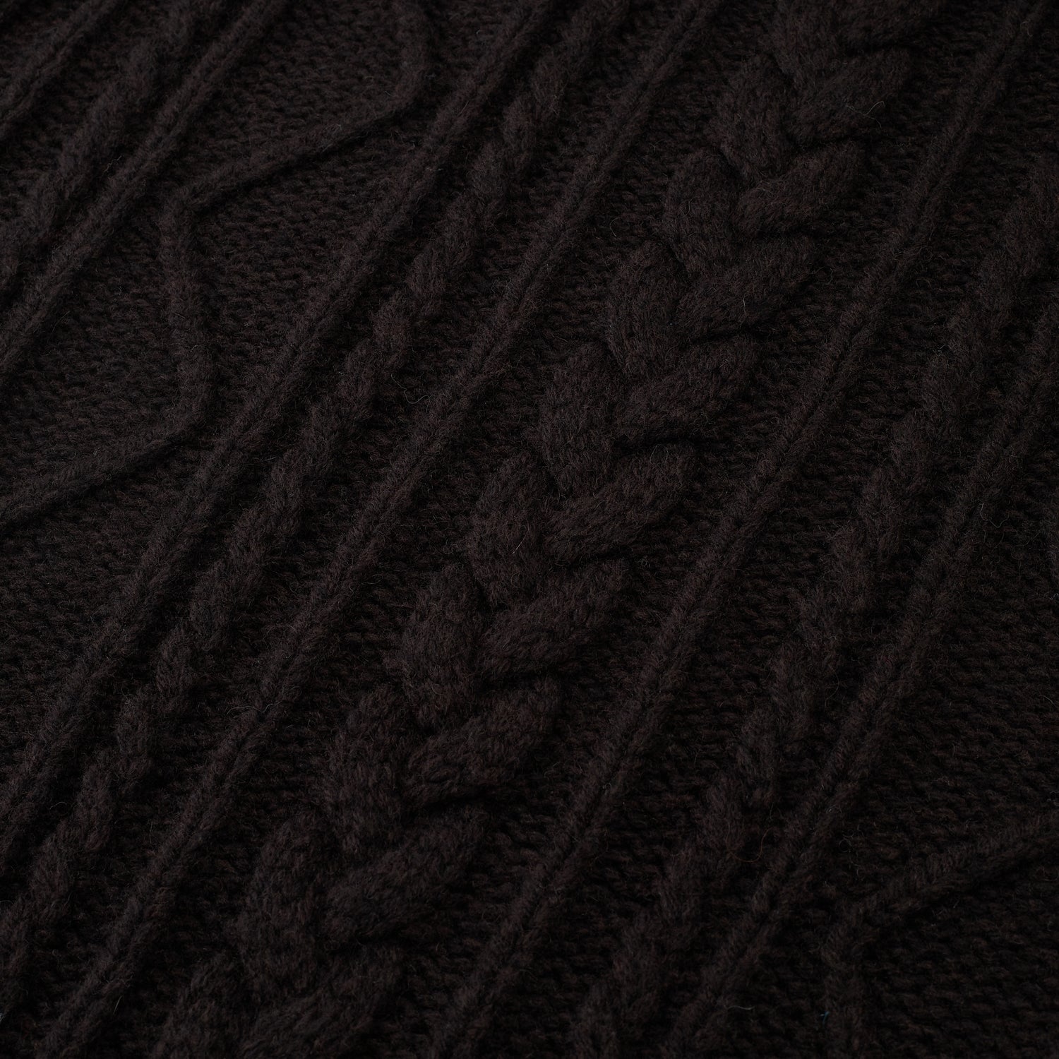 Side-Button Collared Cable-Knit Wool-Blend Sweater