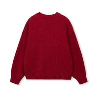 Brushed Wool-Blend Crewneck Sweater