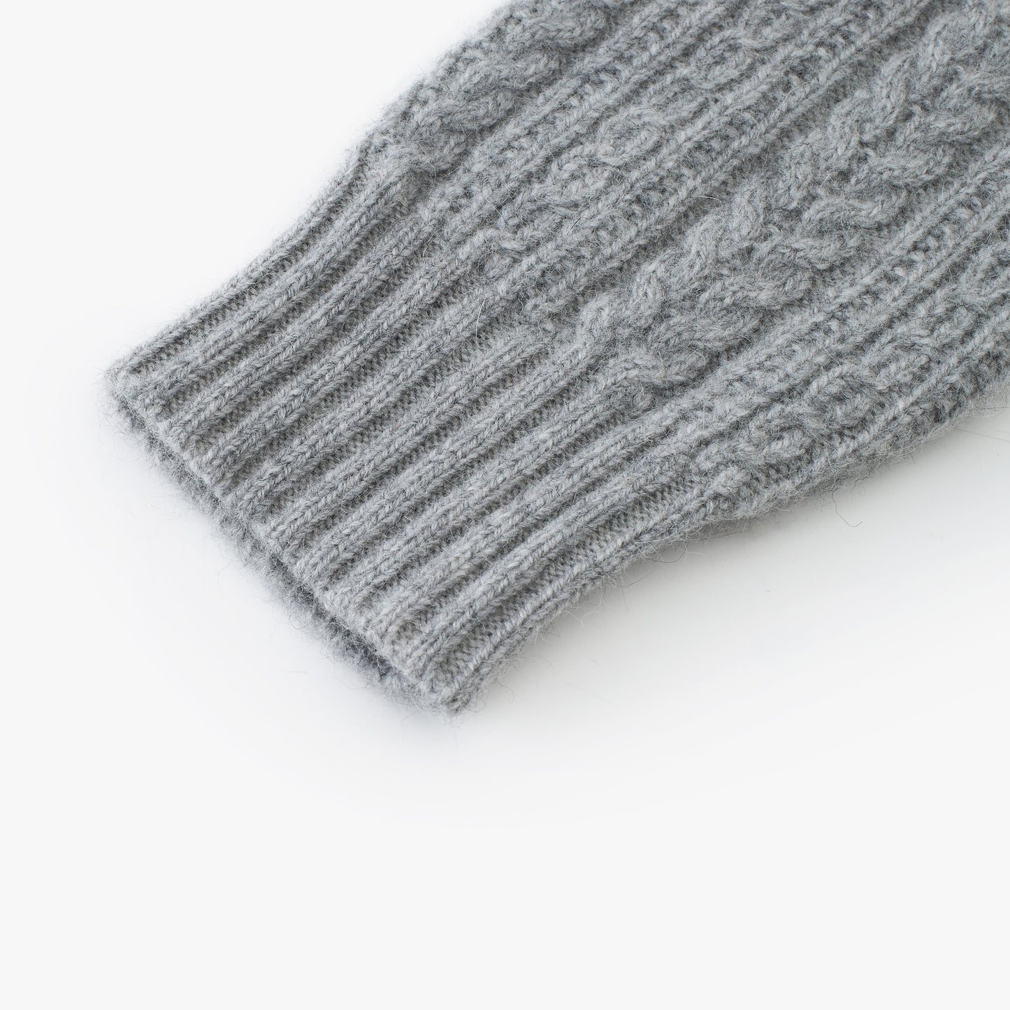 Cable-Knit Wool-Blend Crewneck Sweater