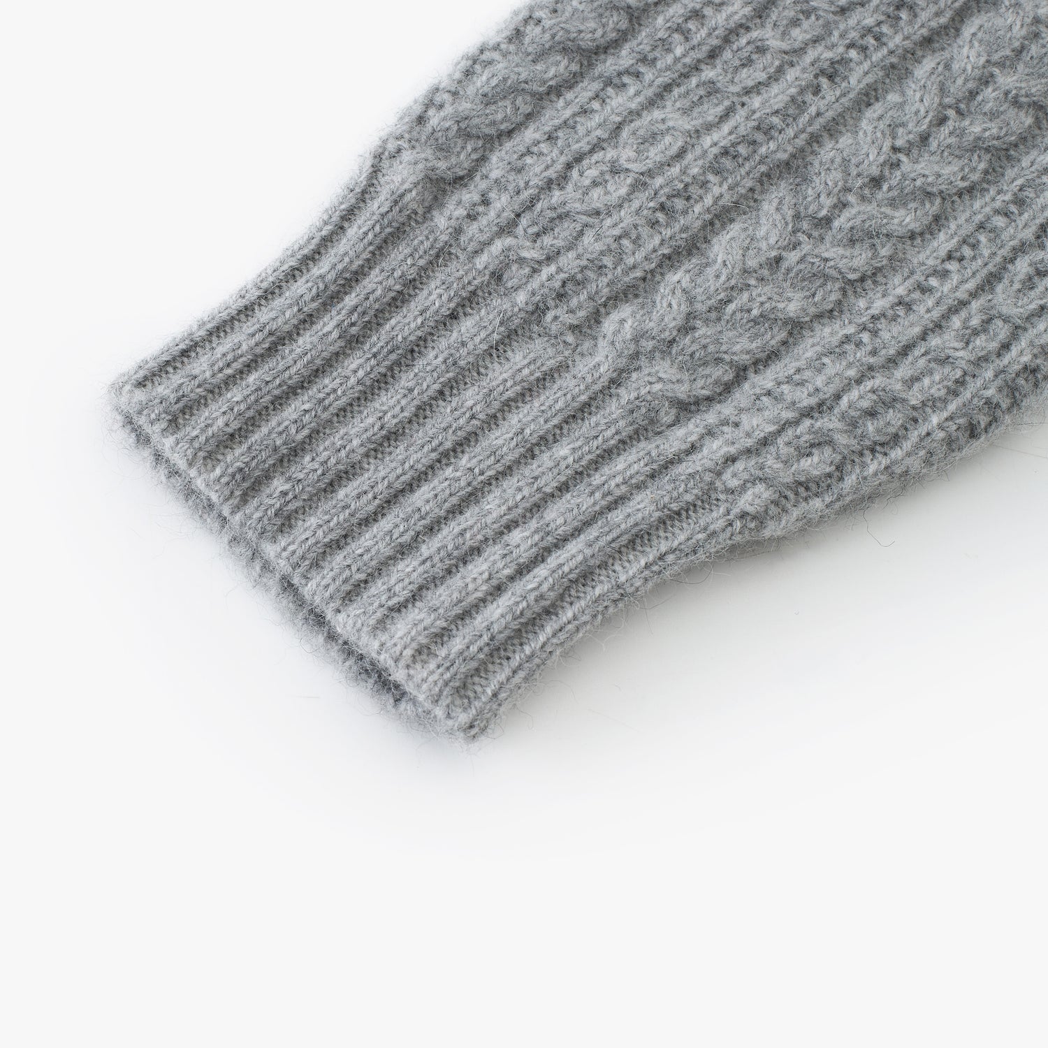 Cable-Knit Wool-Blend Crewneck Sweater