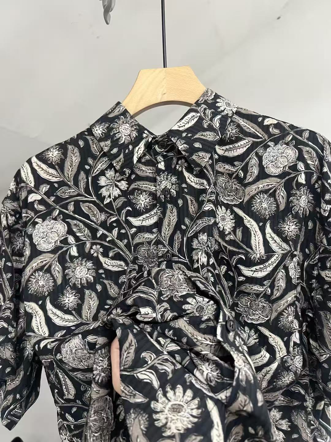 Floral Print Relaxed Short Sleeve Shirt