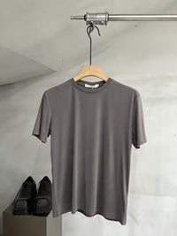 Silky-Drape Essential Crewneck Tee