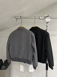 Zip-Up Utility Collar Jacket
