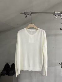 Lightweight V-Neck Fine Knit Sweater