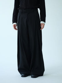 Wide-Leg Tailored Trousers