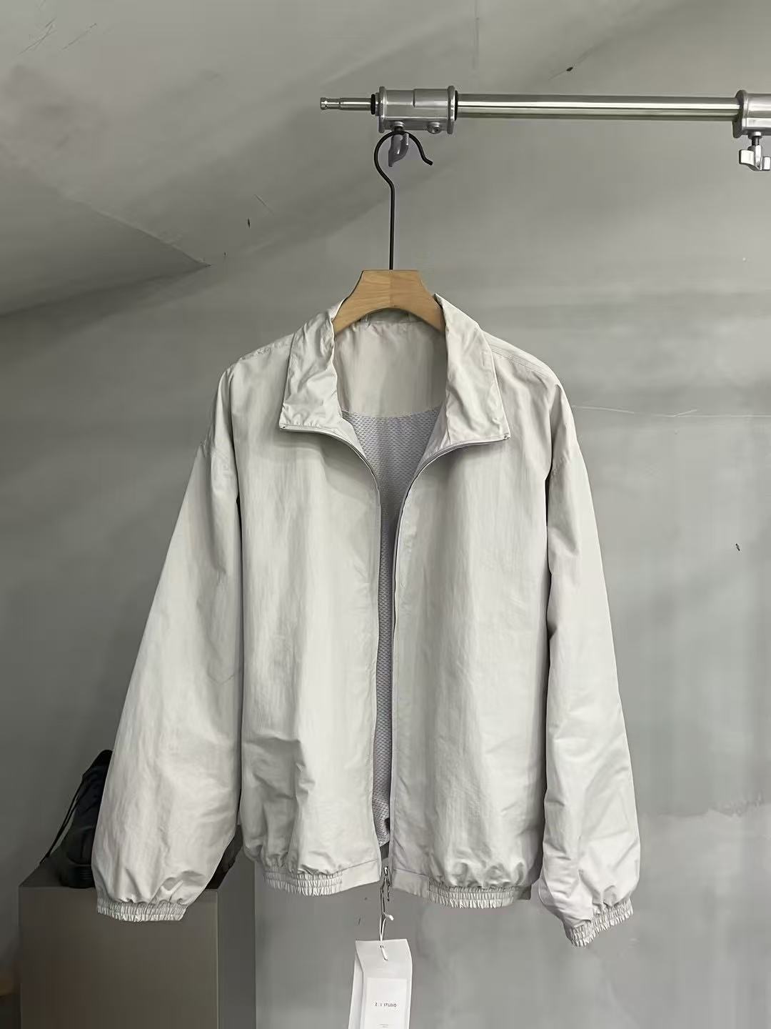 Clean Utility Zip-Up Jacket