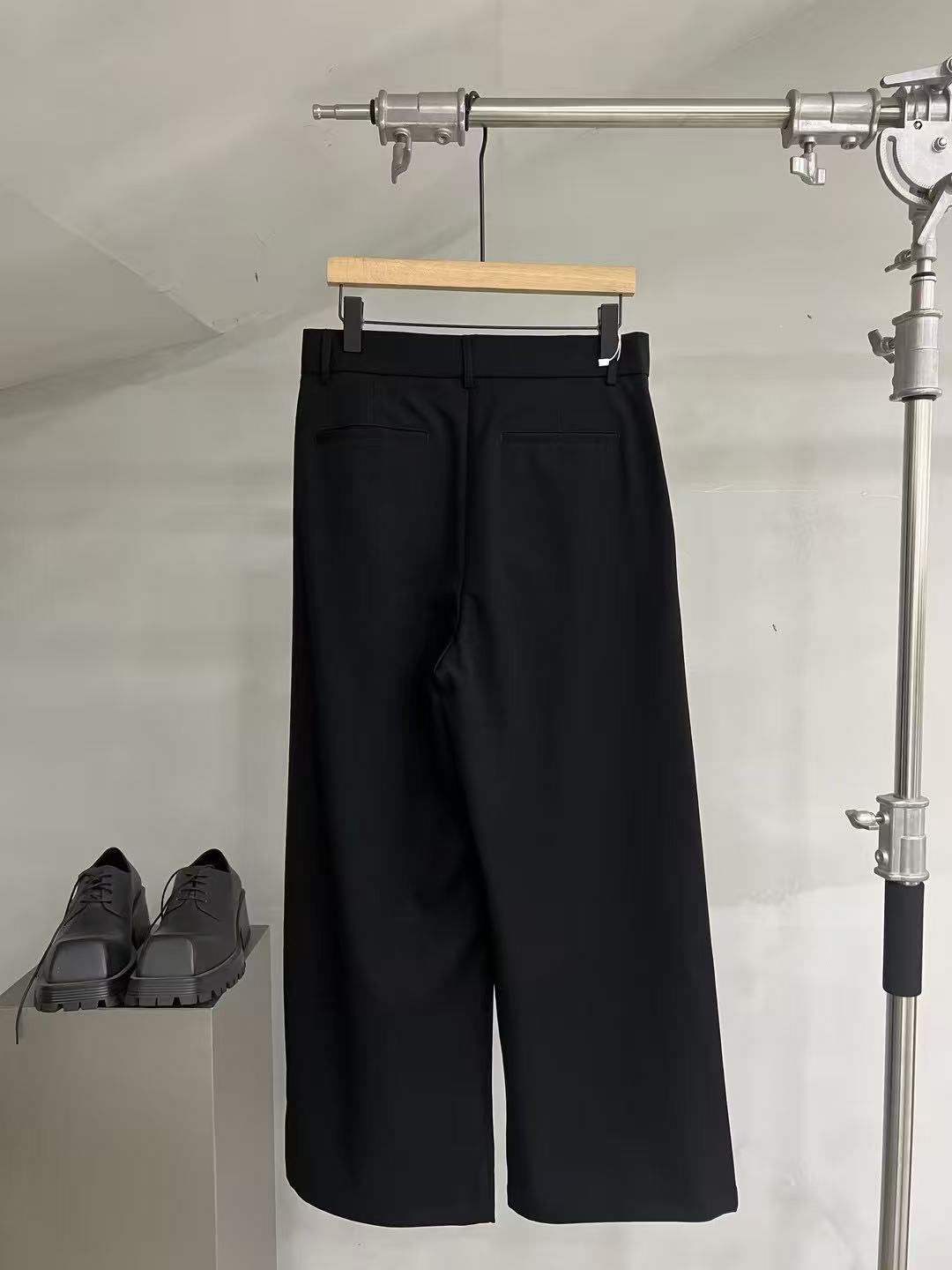 Soft-Tailored Wide-Leg Trousers