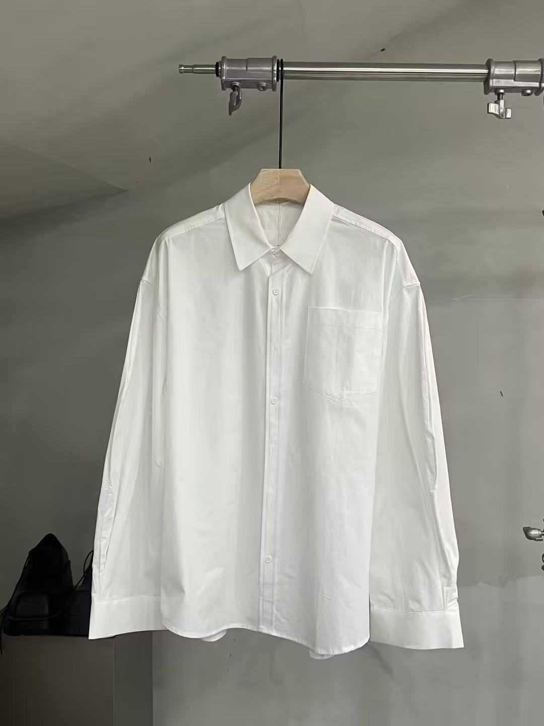 Oversized Pocket Cotton Shirt