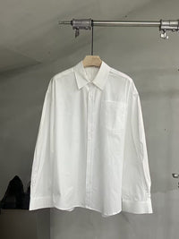 Oversized Pocket Cotton Shirt