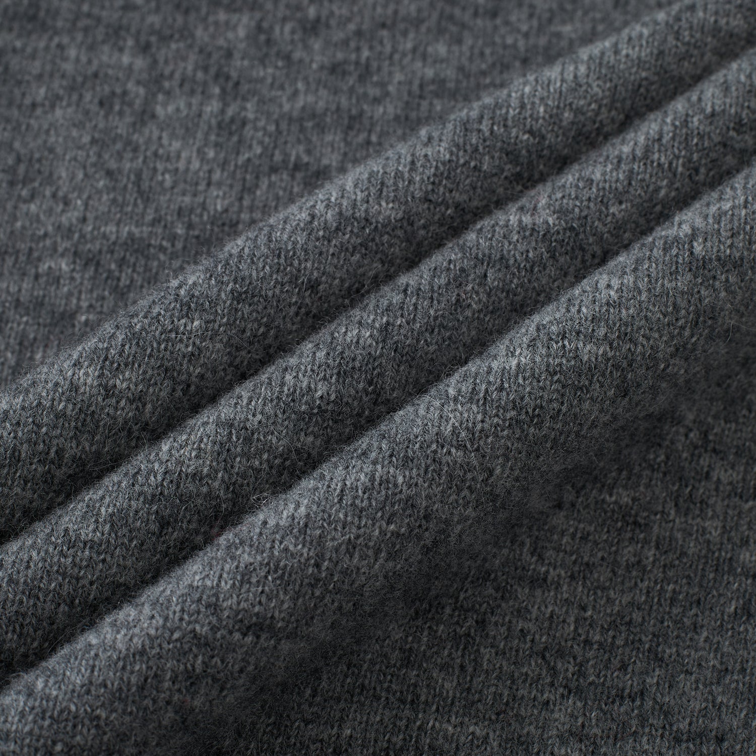 Crochet-Cuff Pullover Wool Crewneck Sweater