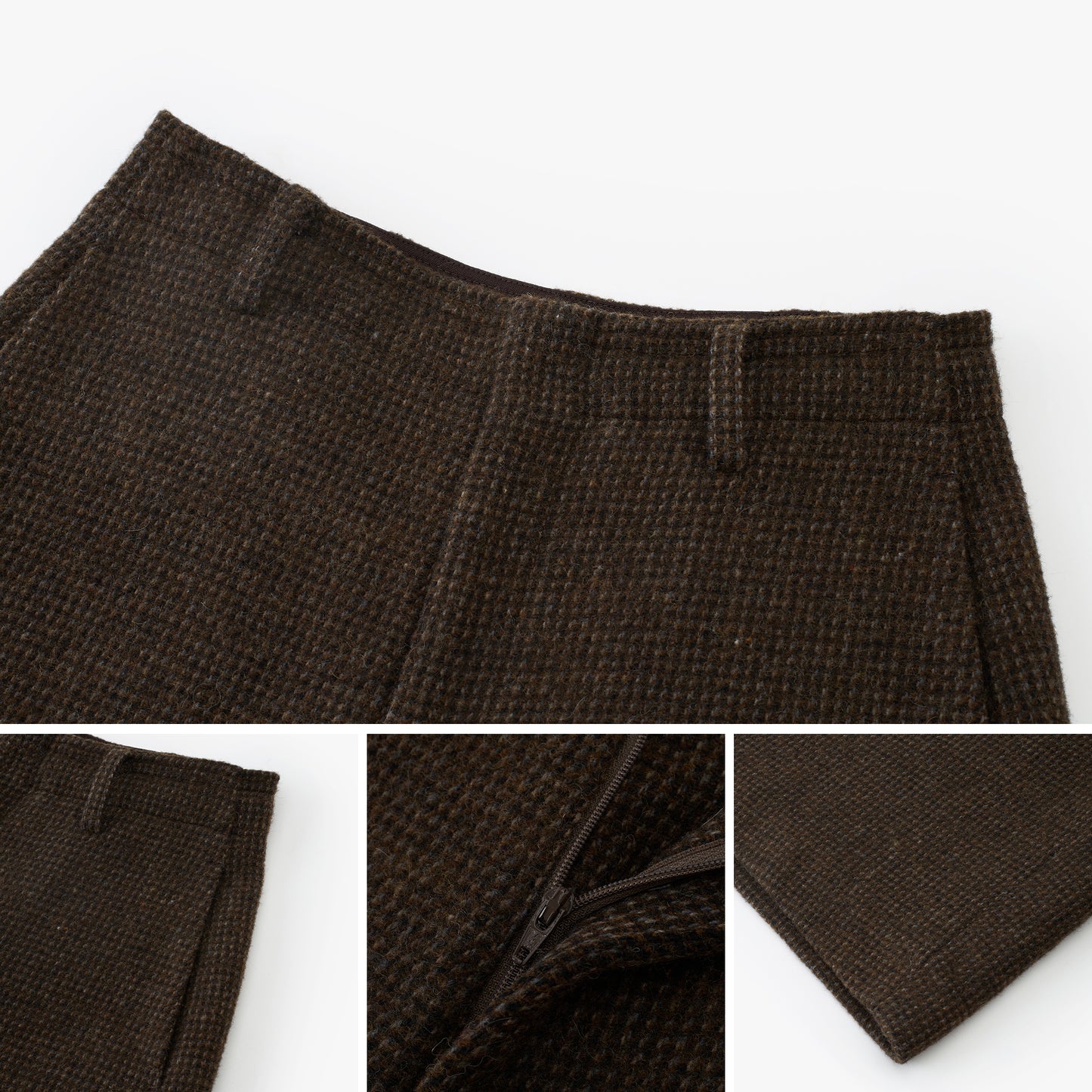 Textured Wool-Blend Bermuda Shorts