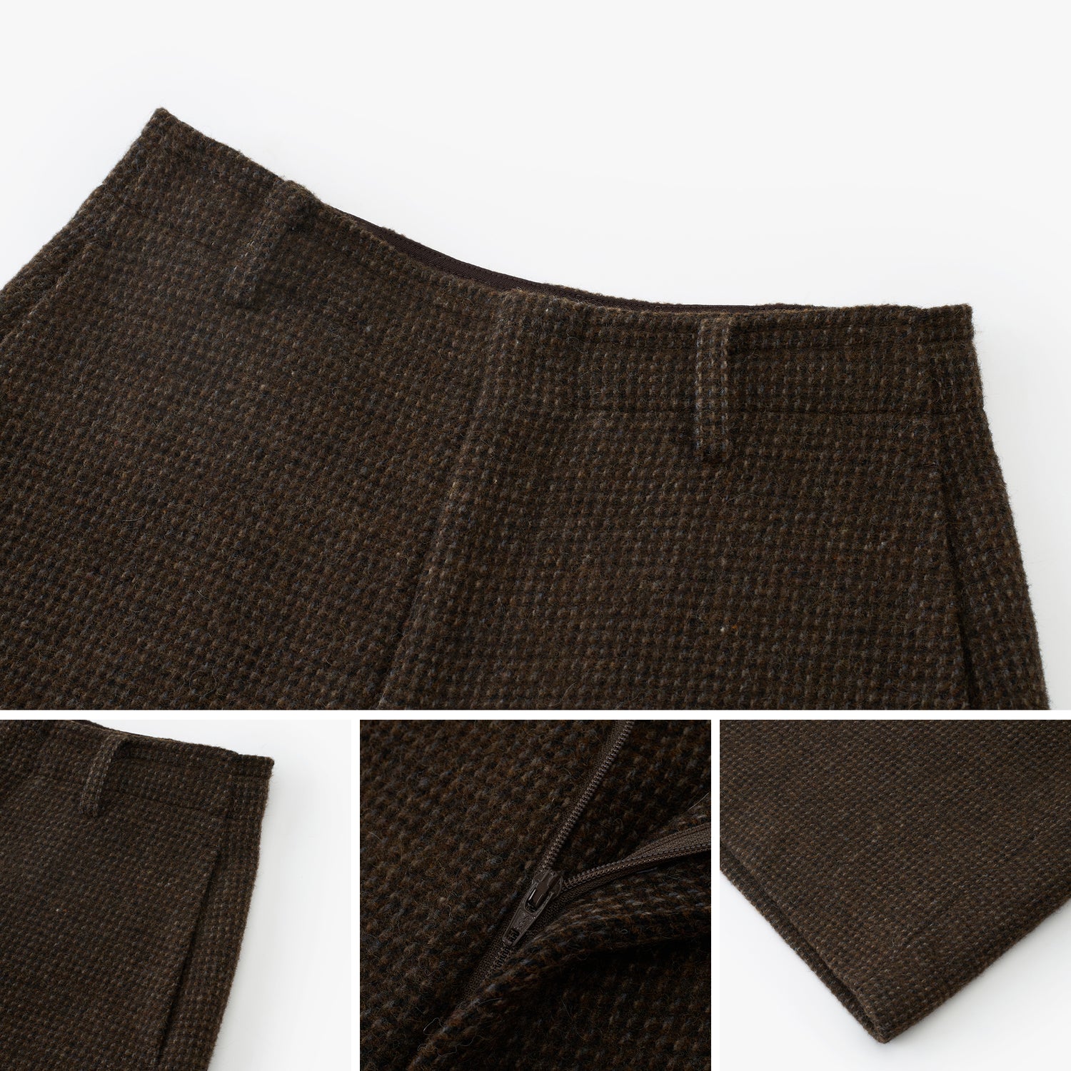 Textured Wool-Blend Bermuda Shorts