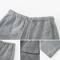 Drawstring-Waist Wool-Blend Wide-Leg Pants