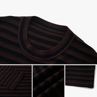 Stripe Silk-Blend Knit Sweater