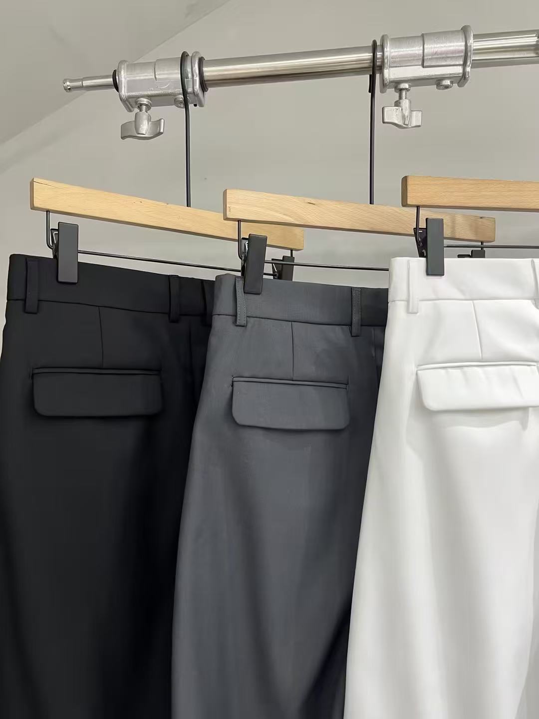 Wide-Leg Tailored Trousers