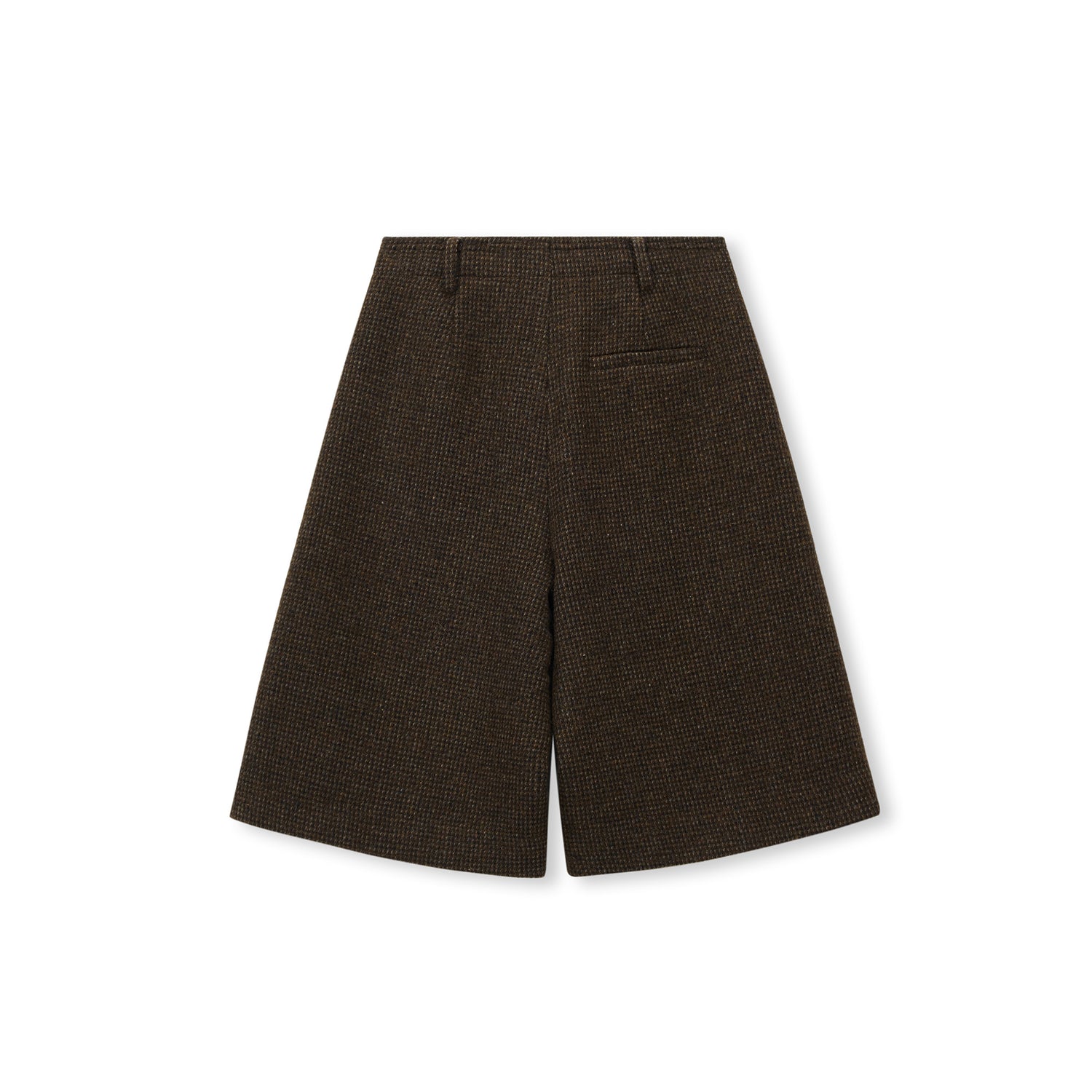 Textured Wool-Blend Bermuda Shorts