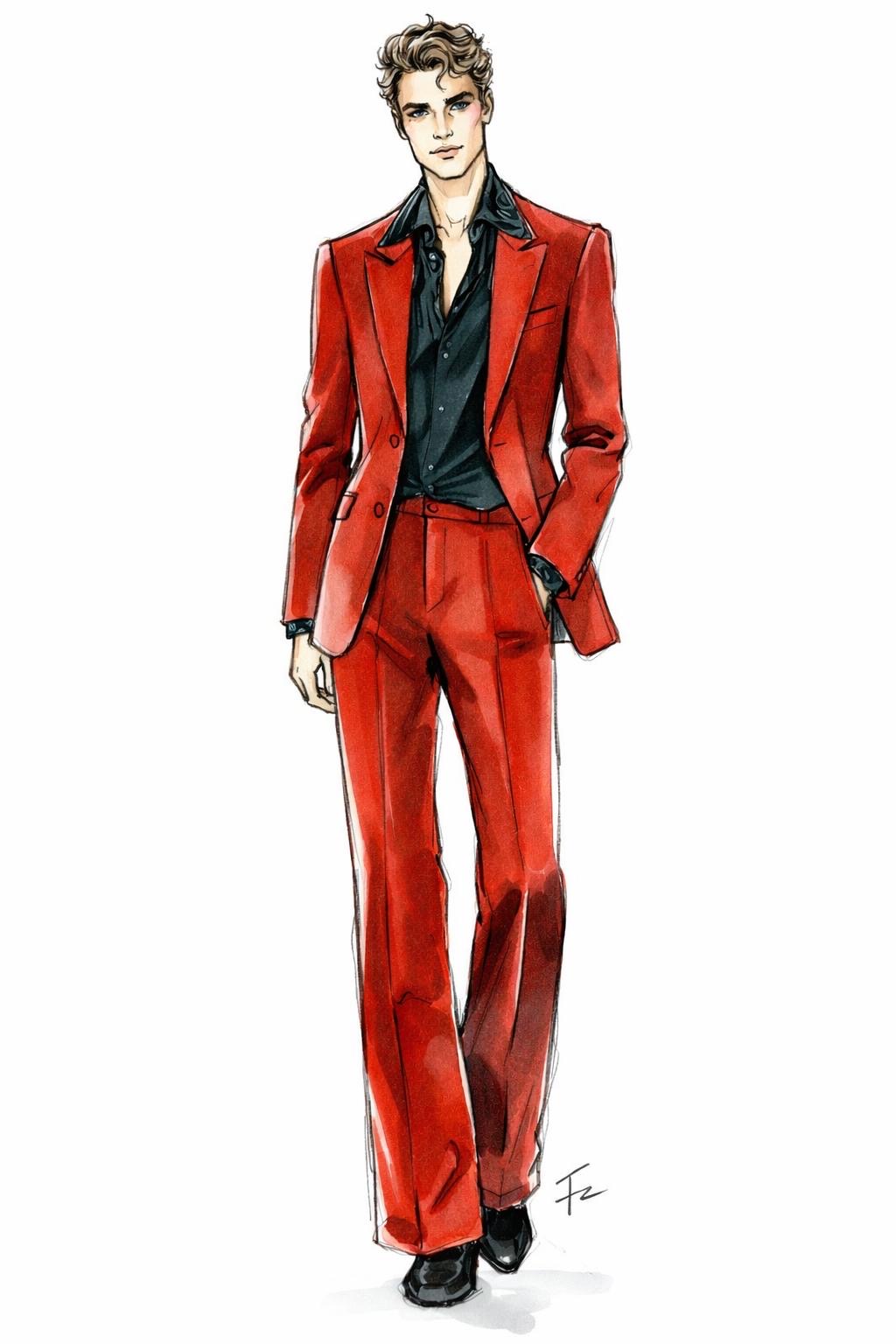 Powerline Tailored Suit Set