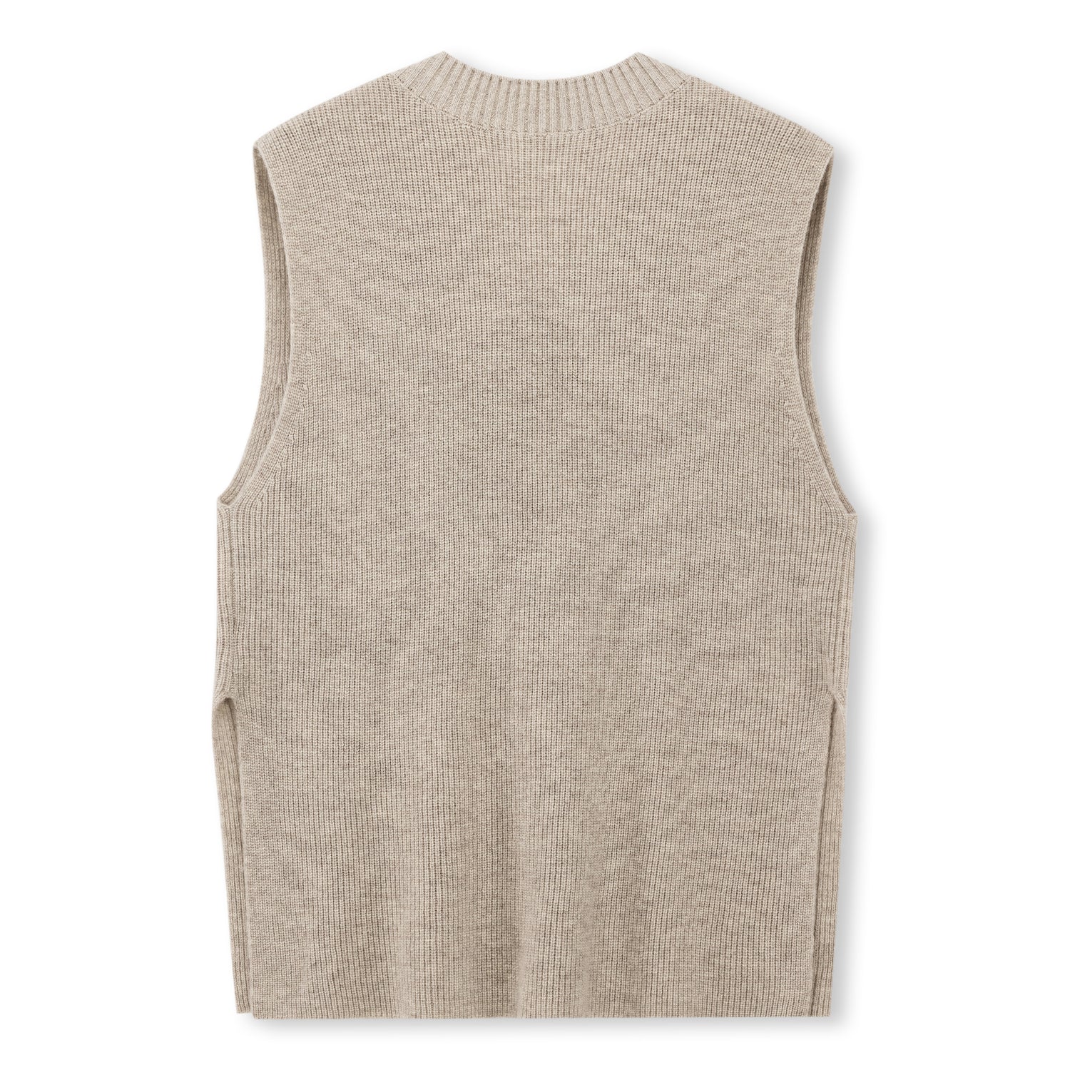 Merino Wool V-Neck Sweater Vest