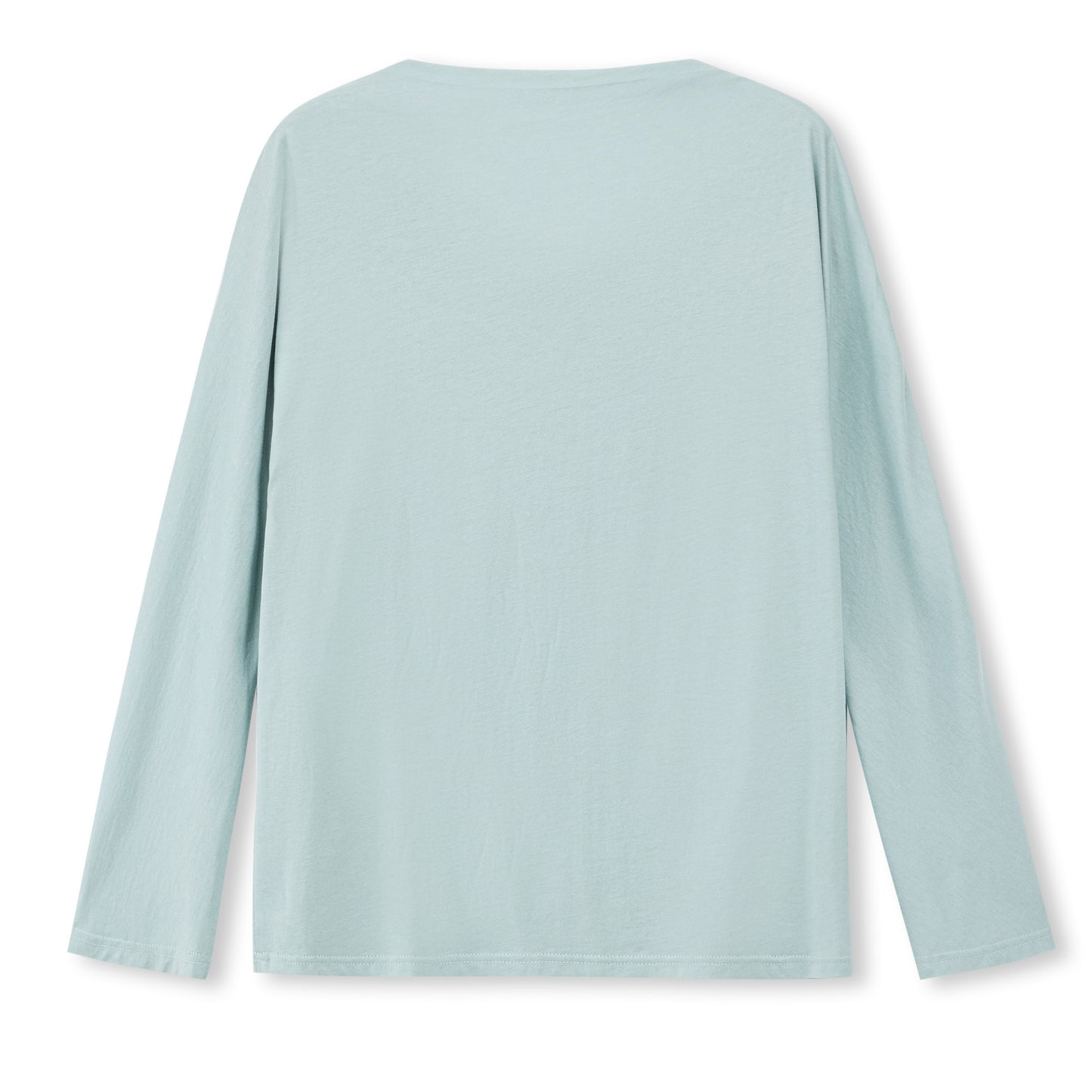 Draped Cowlneck Modal-Cotton Blend Top