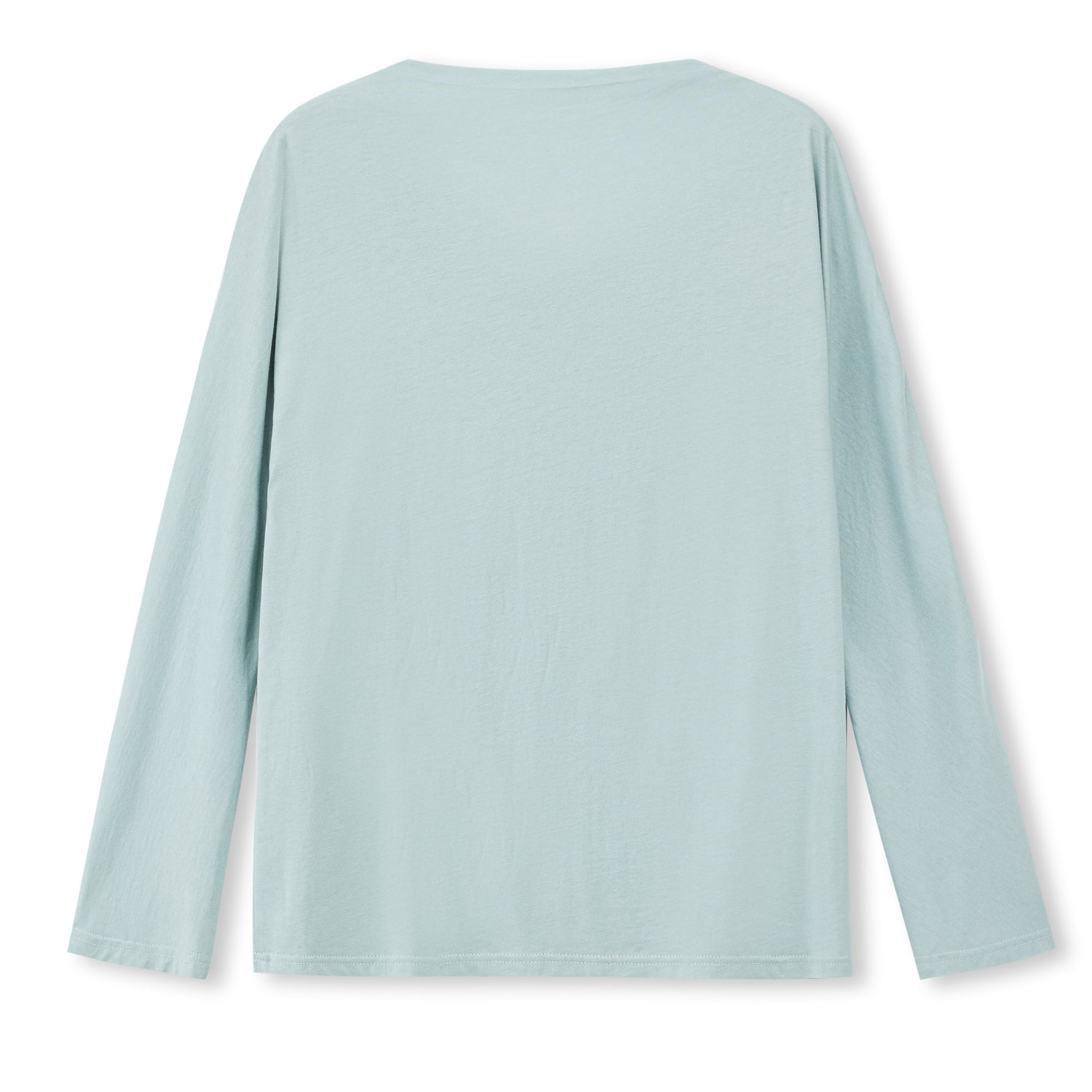 Draped Cowlneck Modal-Cotton Blend Top