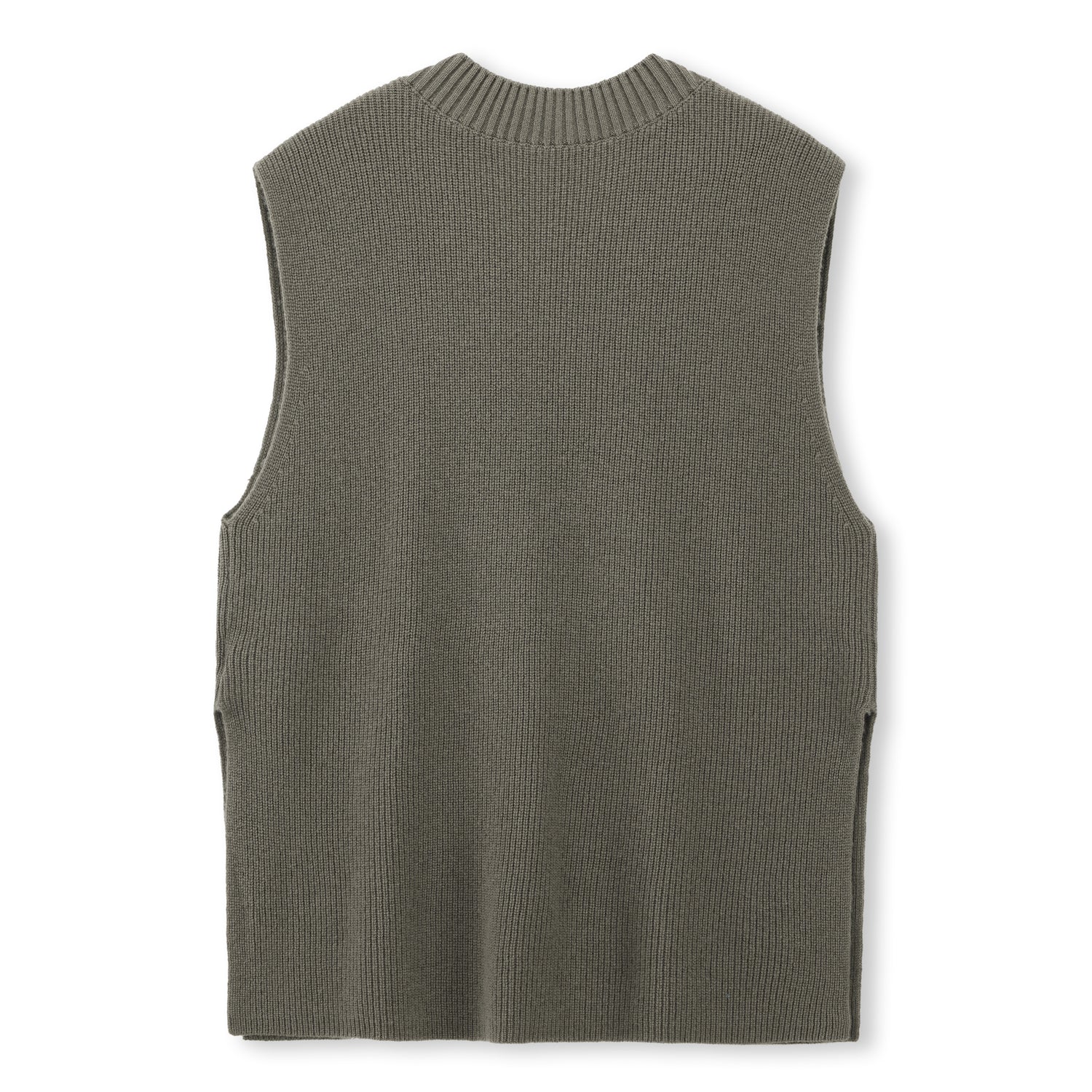 Merino Wool V-Neck Sweater Vest