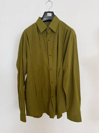 Architectural Pintuck Crinkle Shirt