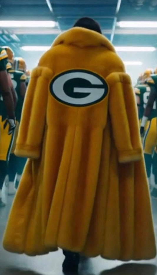 Green Bay Packers Fur Coat