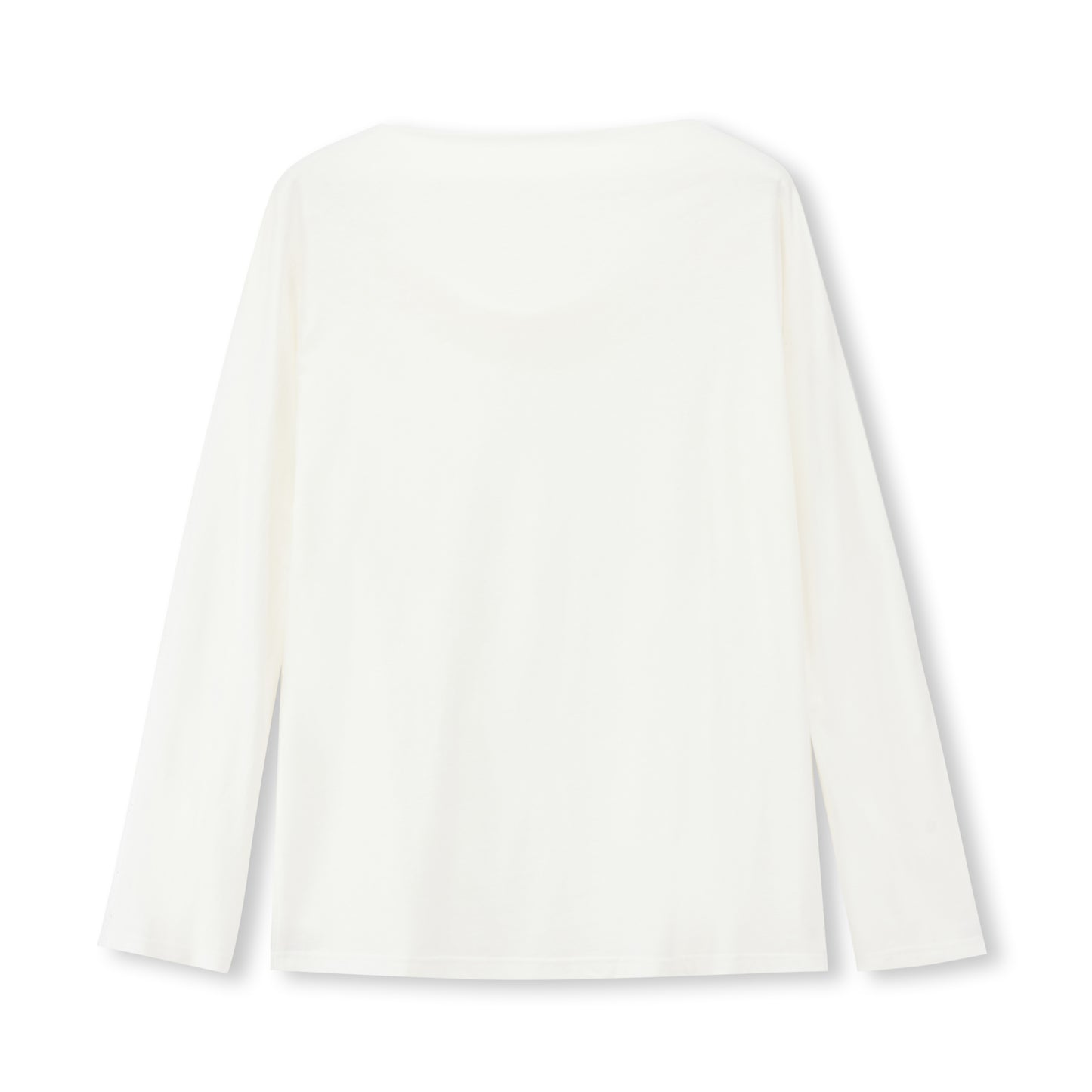 Draped Cowlneck Modal-Cotton Blend Top