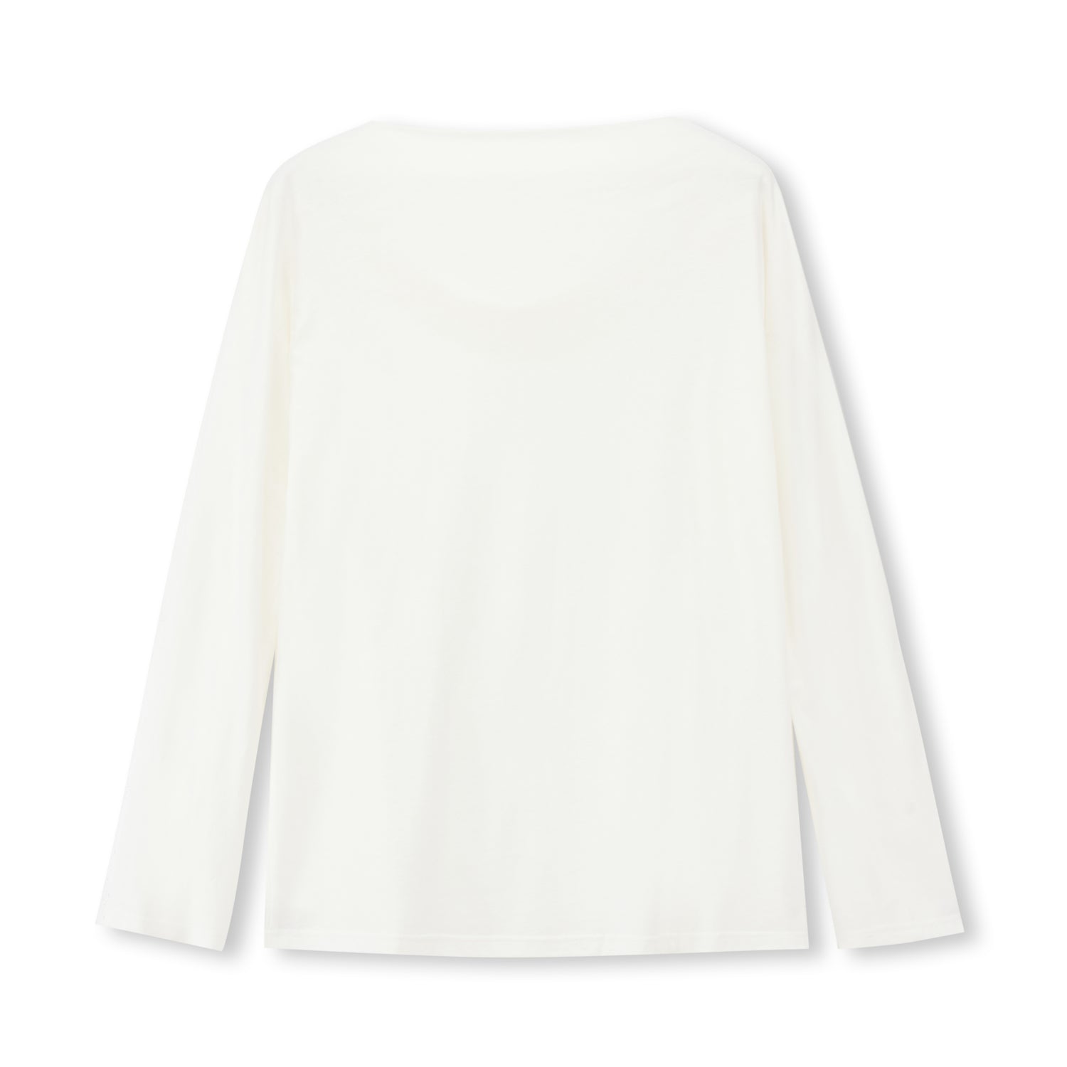 Draped Cowlneck Modal-Cotton Blend Top