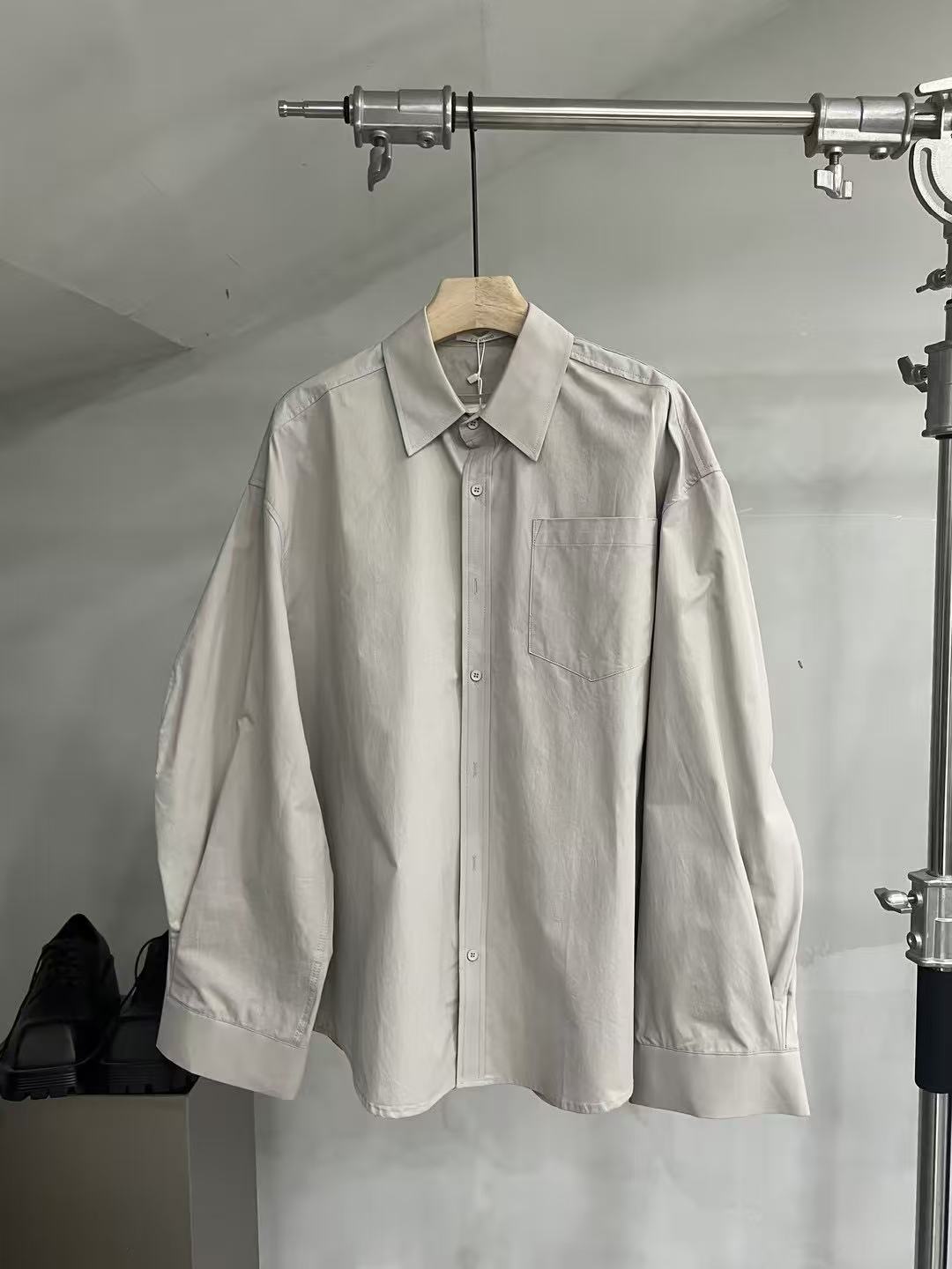 Oversized Pocket Cotton Shirt