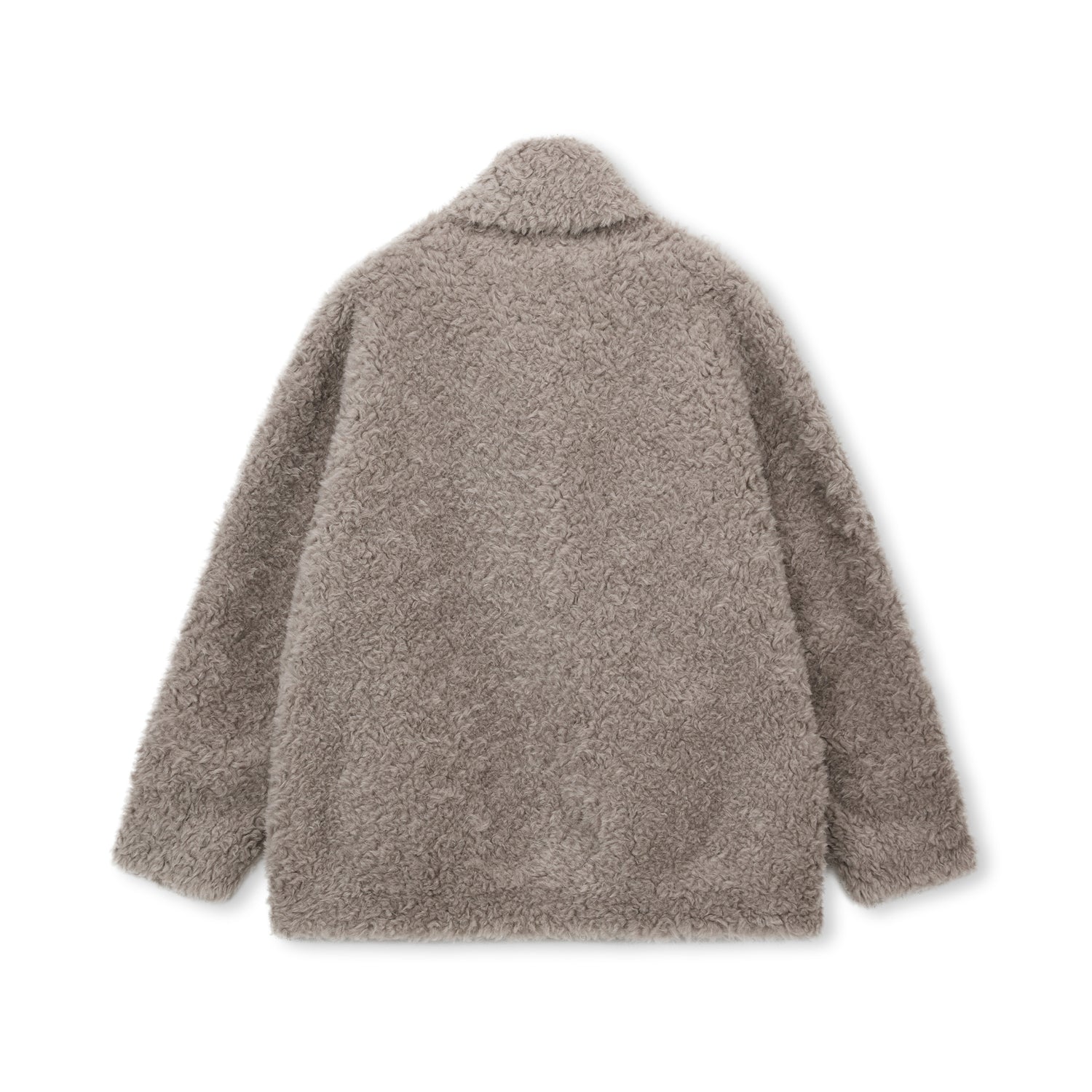 Teddy-Texture Wool Jacket