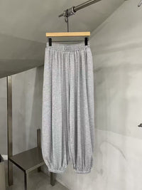 Relaxed Drape Elastic-Hem Pants