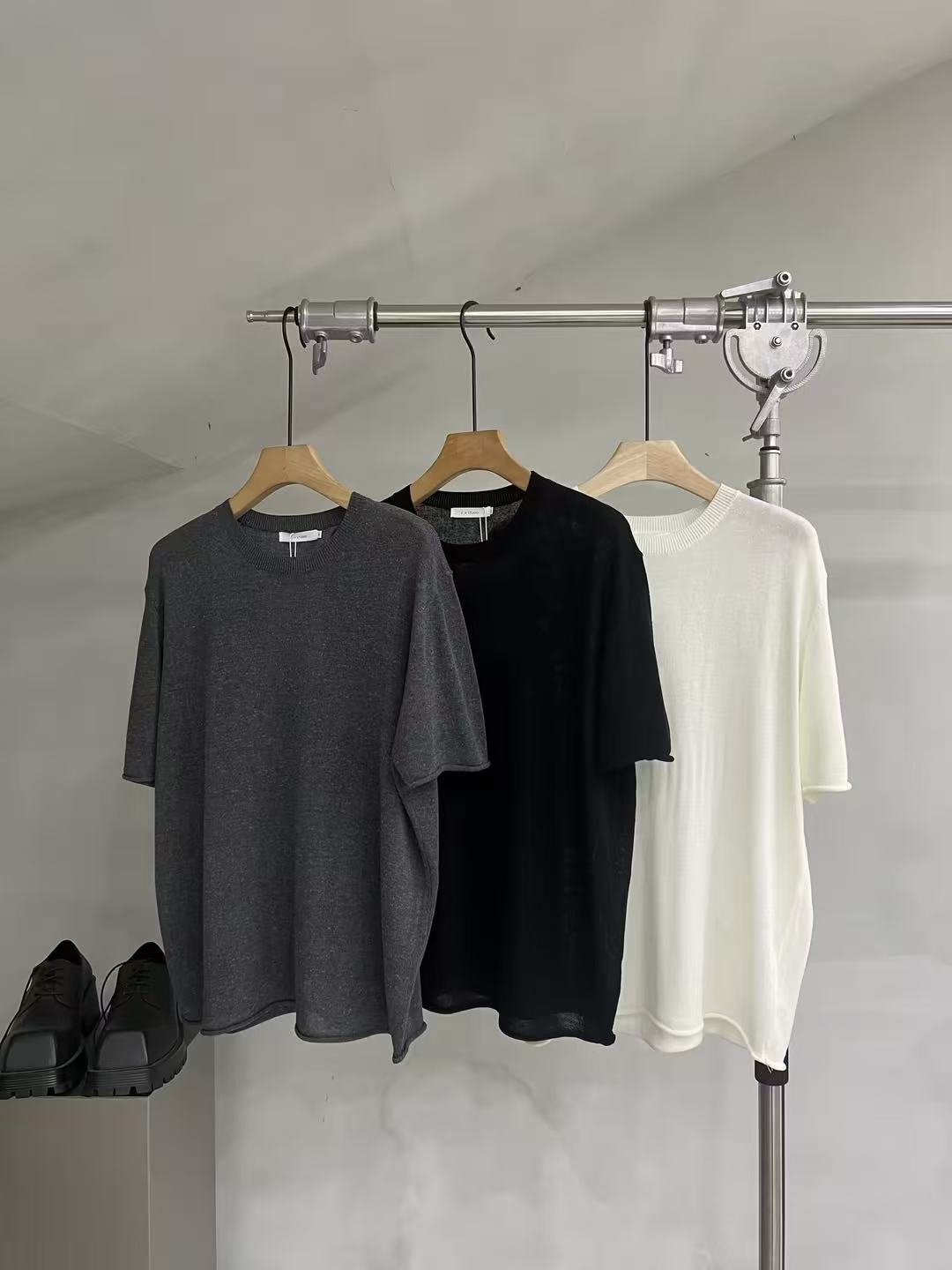 Textured Knit Slim-Fit Polo Shirt