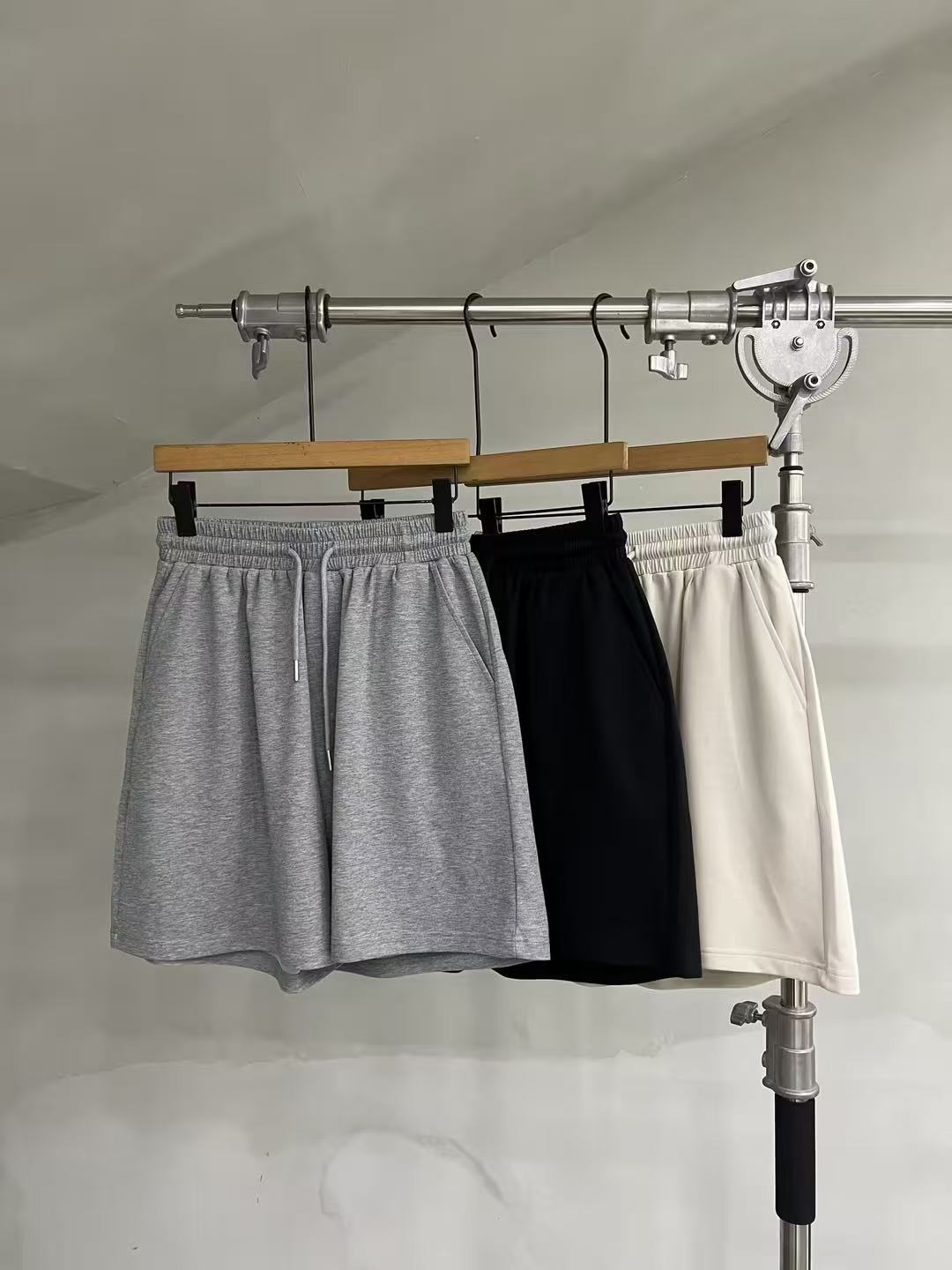 Relaxed Drawstring Knit Shorts