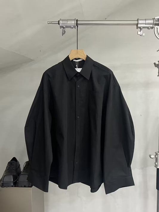 Oversized Pocket Cotton Shirt