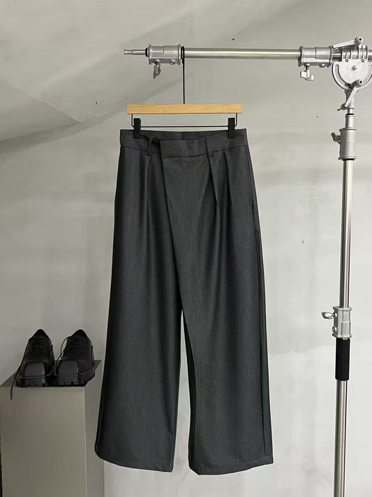 Soft-Tailored Wide-Leg Trousers