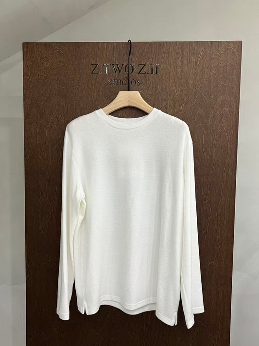 Soft Brushed Jersey Long Sleeve Tee