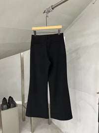 Relaxed Pleated Wide-Leg Trousers