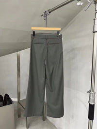 Relaxed Tailored Wide-Leg Trousers