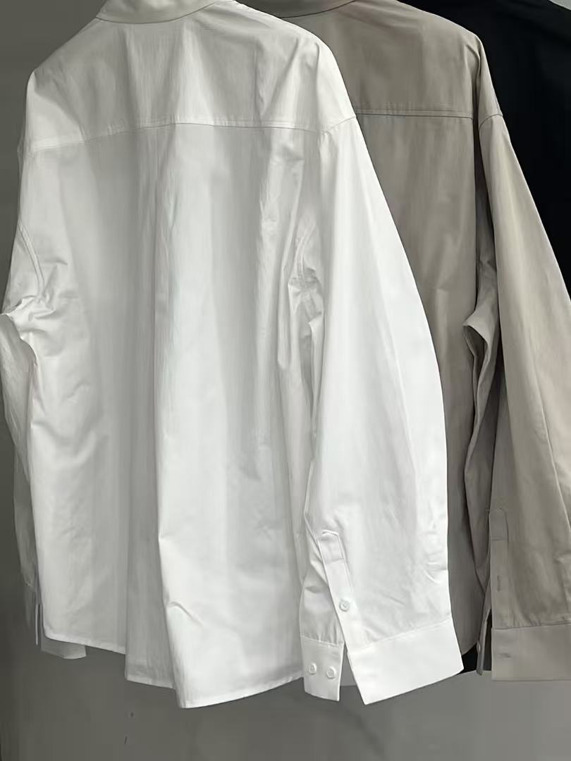Oversized Pocket Cotton Shirt