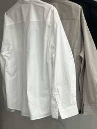 Oversized Pocket Cotton Shirt