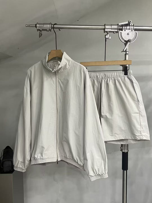 Clean Utility Drawstring Shorts