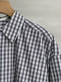 Monochrome Check Relaxed Shirt