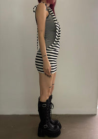 Deposit：Gathered Scarf-Neck Halter Top