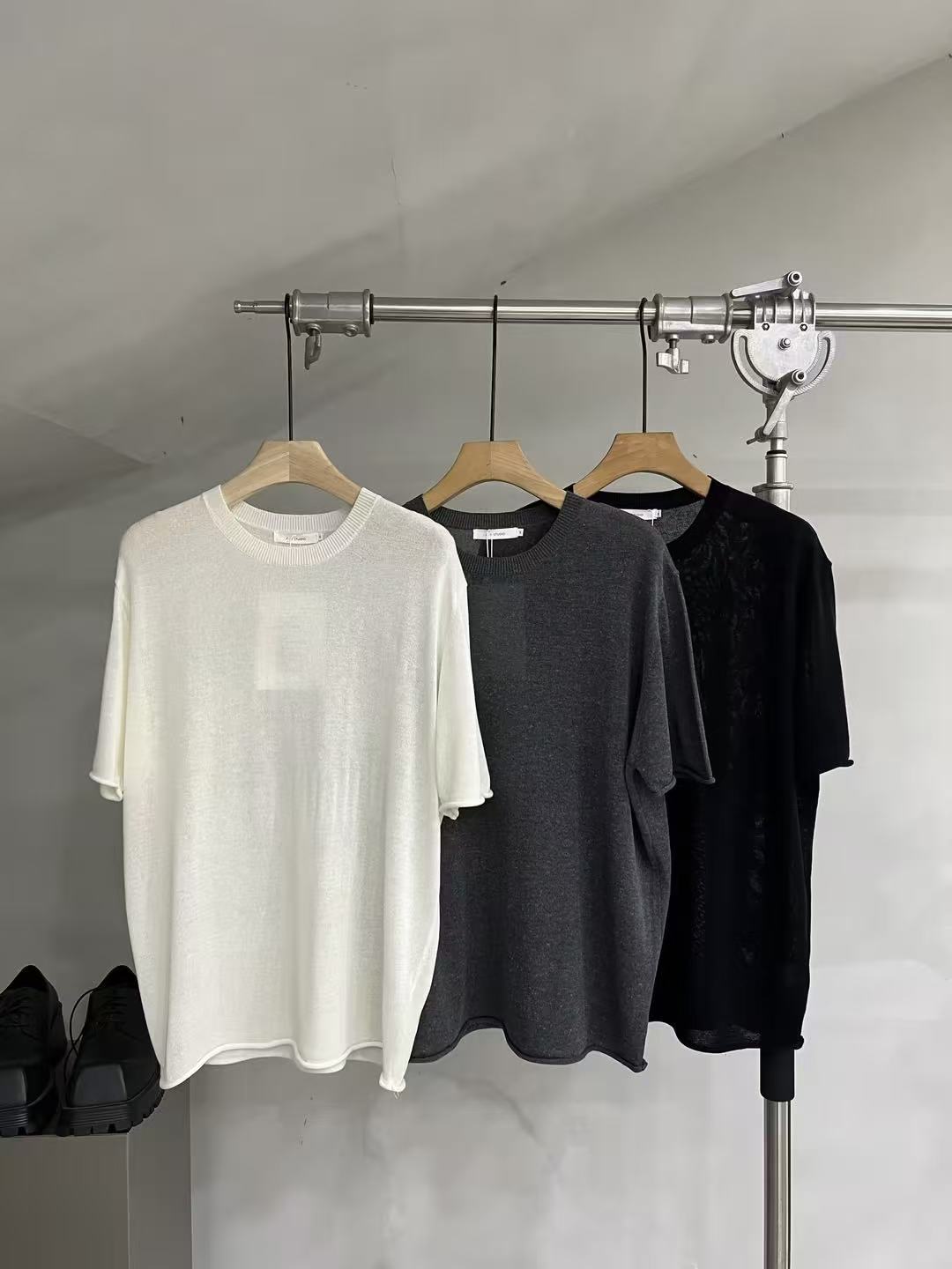 Textured Knit Slim-Fit Polo Shirt