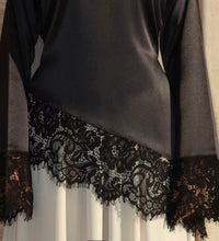 lace-trim-asymmetric-satin-tunic